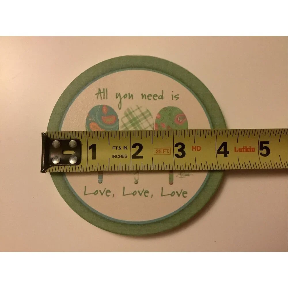Thirstystone Coasters Set Of 4 Tennis Rackets All You Need Is Love New Old Stock